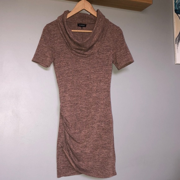 Slouch Neck Bodycon Dress - Picture 1 of 5